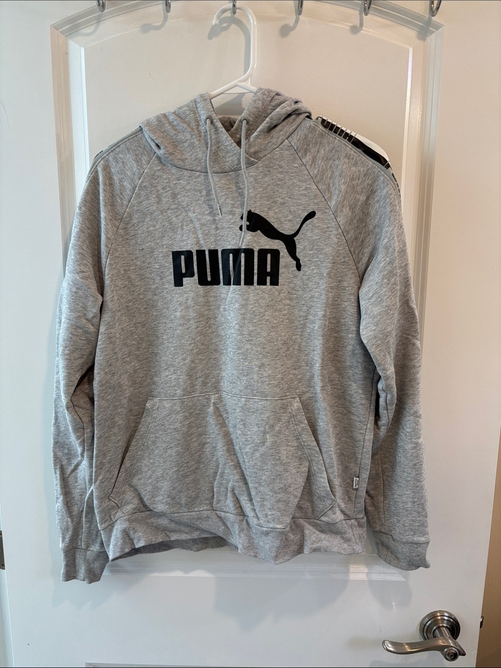Puma Gray Hoodie with Black Logo